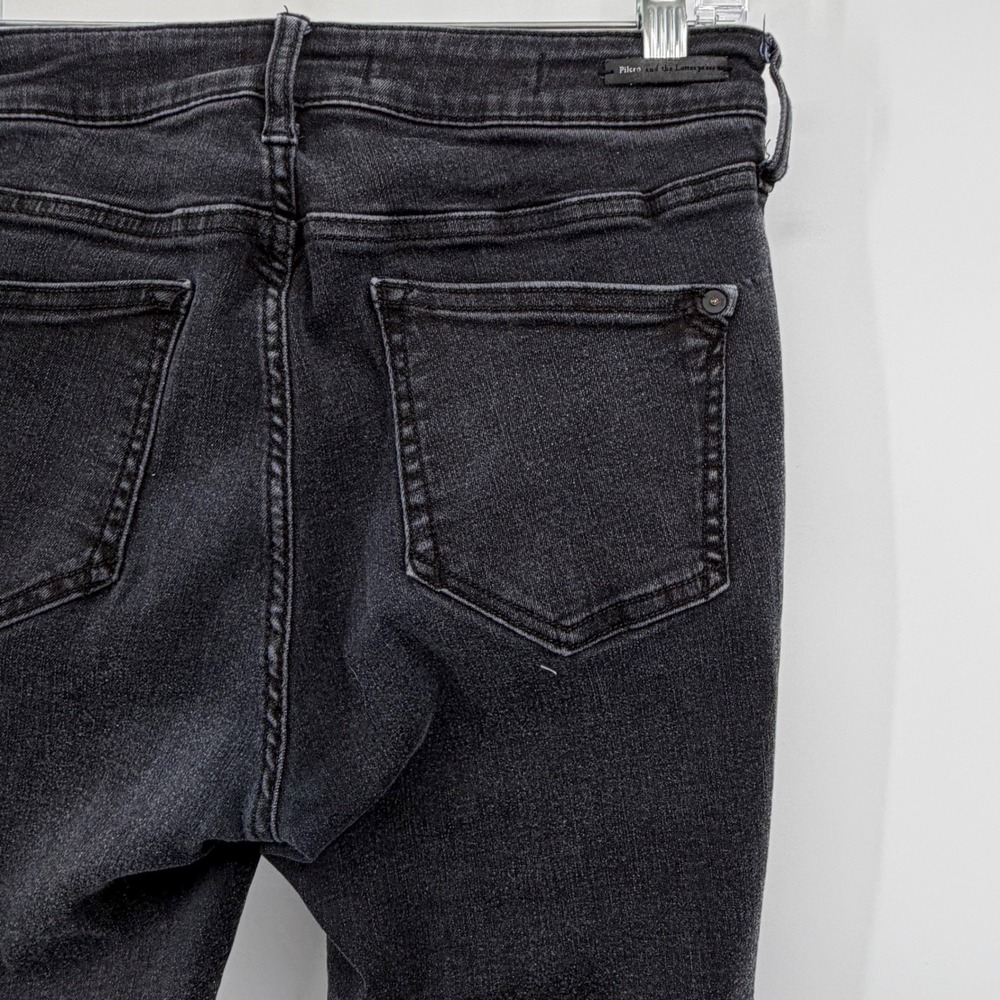 Pilcro High-Rise Denim Legging Womens Size 29 Black Skinny Jeans Anthropologie - Picture 9 of 9